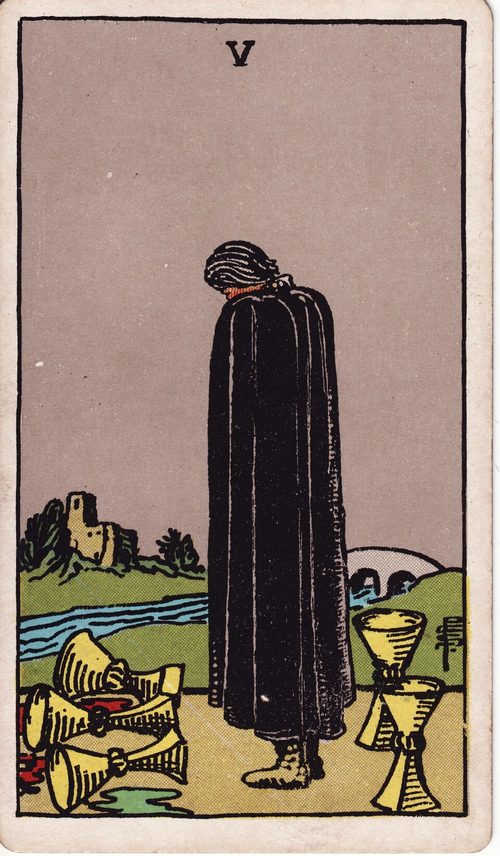 Five of Cups tarot card