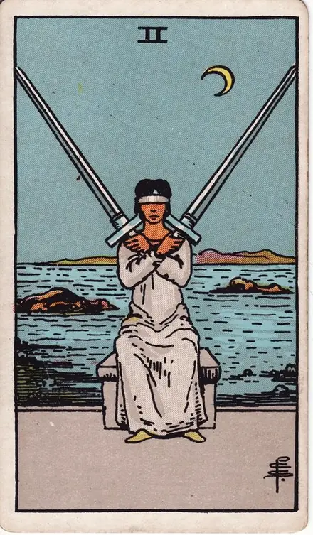 Two of Swords tarot card