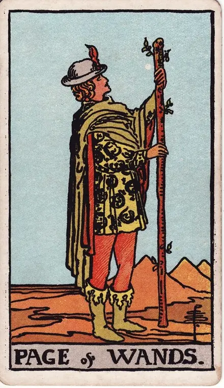 Page of Wands tarot card